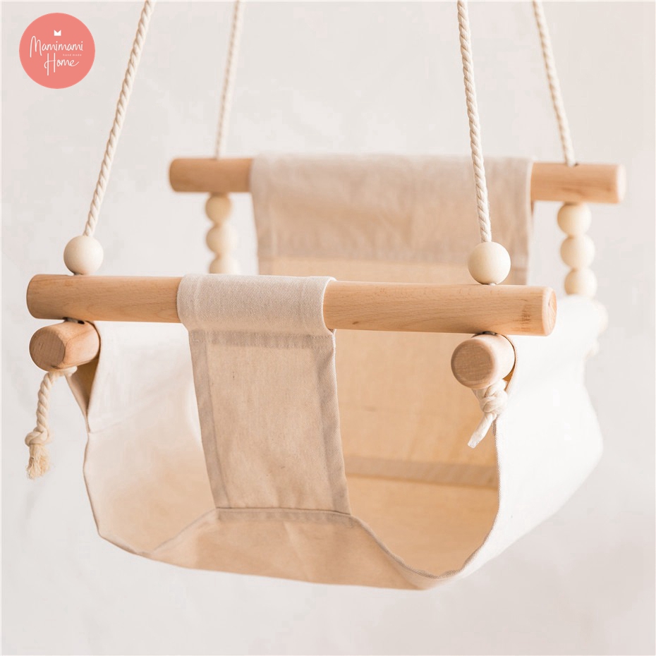 Ghế xích đu đồ chơi MAMIMAMIHOME bằng vải nhỏ xinh cho bé