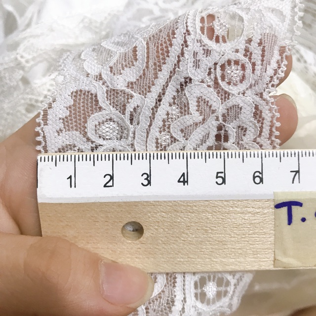 Ren thun hoa văn bảng 6.5F : bán 1 mét