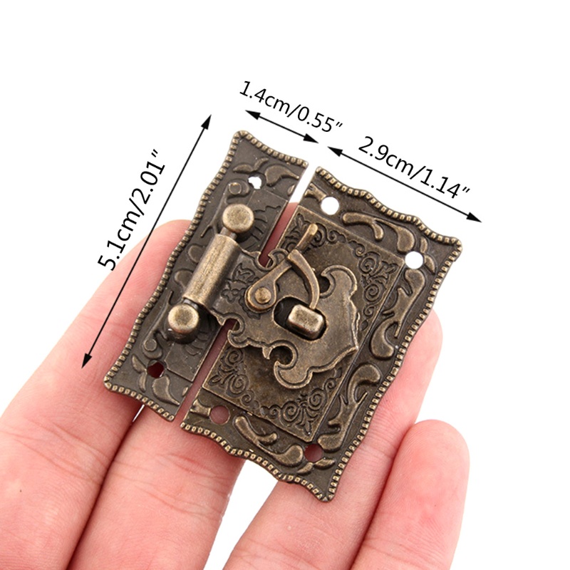 Khóa Hộp Trang Sức Bằng Hợp Kim Kẽm Dễ Lắp Đặt Tiện Dụng