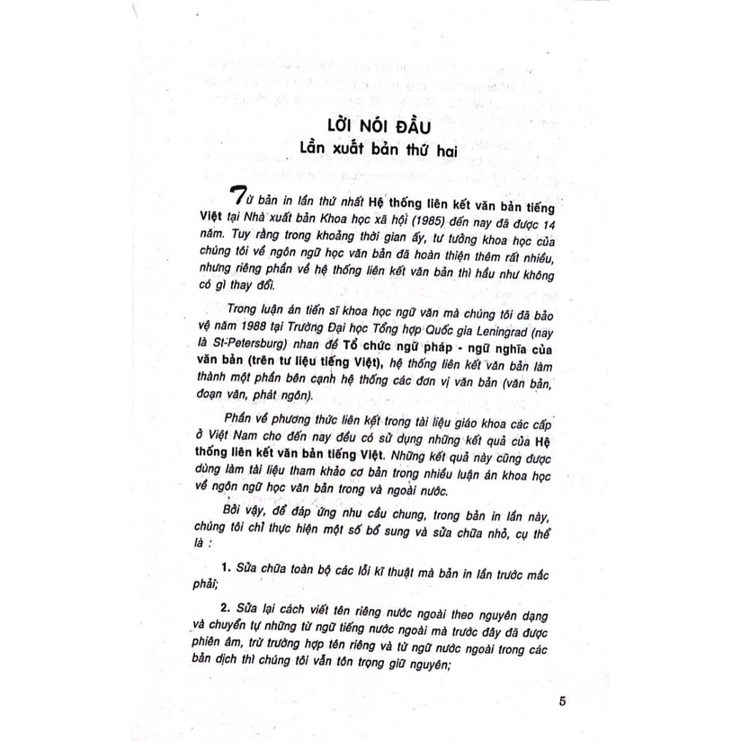 Sách- Hệ Thống Liên Kết Văn Bản Tiếng Việt