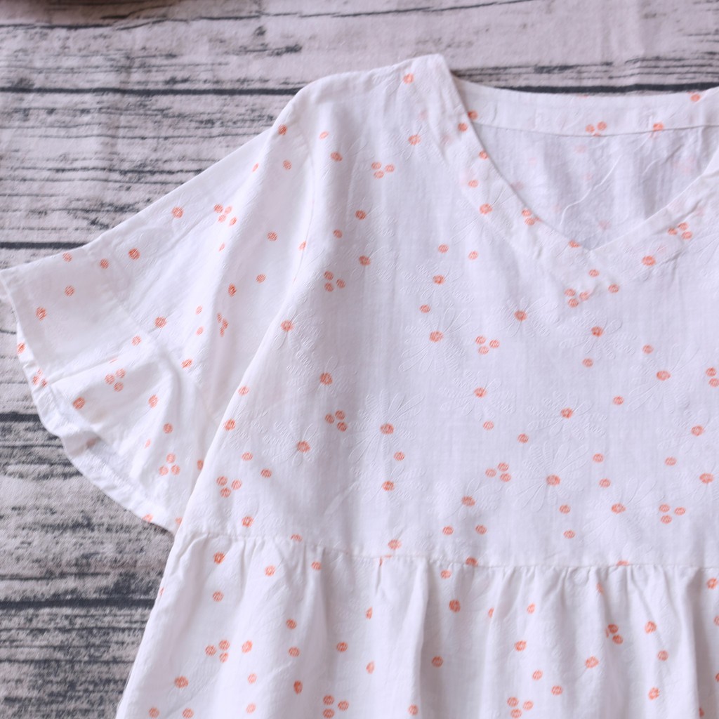 VÁY BABYDOLL HỌA TIẾT THÊU HOA