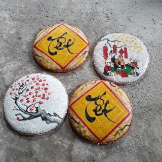 Combo 4 tranh mẹt size 40cm