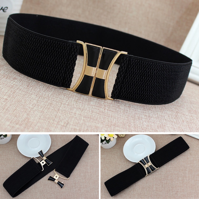 Thắt Lưng Co Giãn 65cm Họa Tiết Chiếc Lá Hợp Thời Trang Cho Nữ