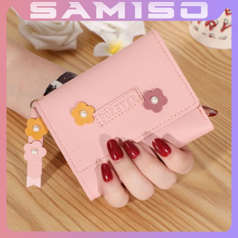 Ví nữ ngắn đẹp cầm tay mini nhỏ gọn bỏ túi nhiều ngăn dễ thương NG34 | BigBuy360 - bigbuy360.vn