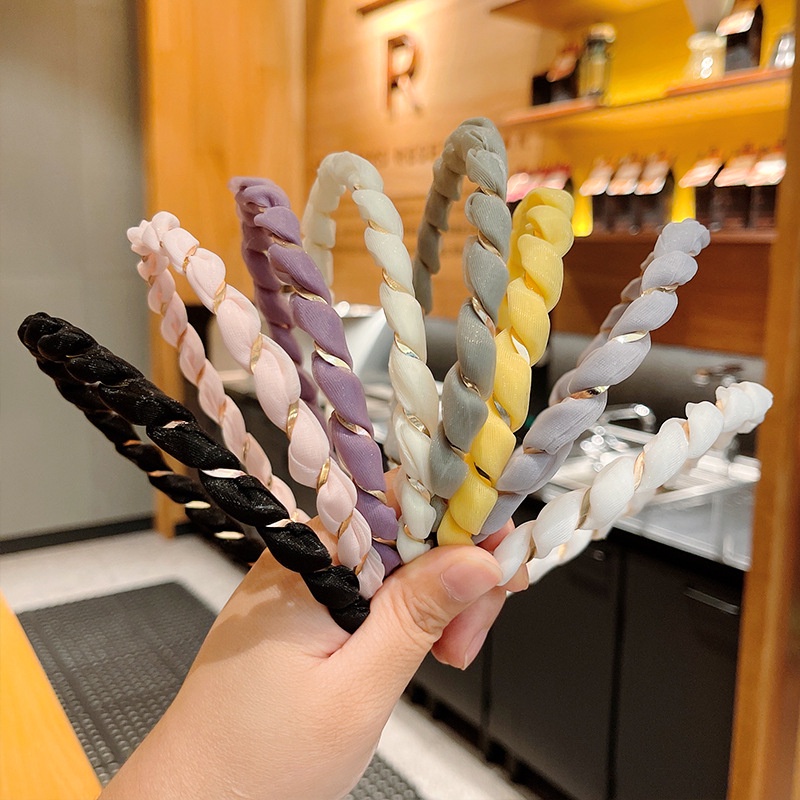 Băng đô cài tóc phối lưới phong cách Pháp