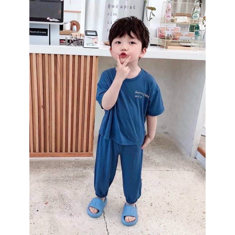 Bộ alibaba cho bé ❤️ free ship ❤️ bộ minky mom tay ngắn quần dài cho bé trai bé gái - bộ ngủ cho bé - just kids