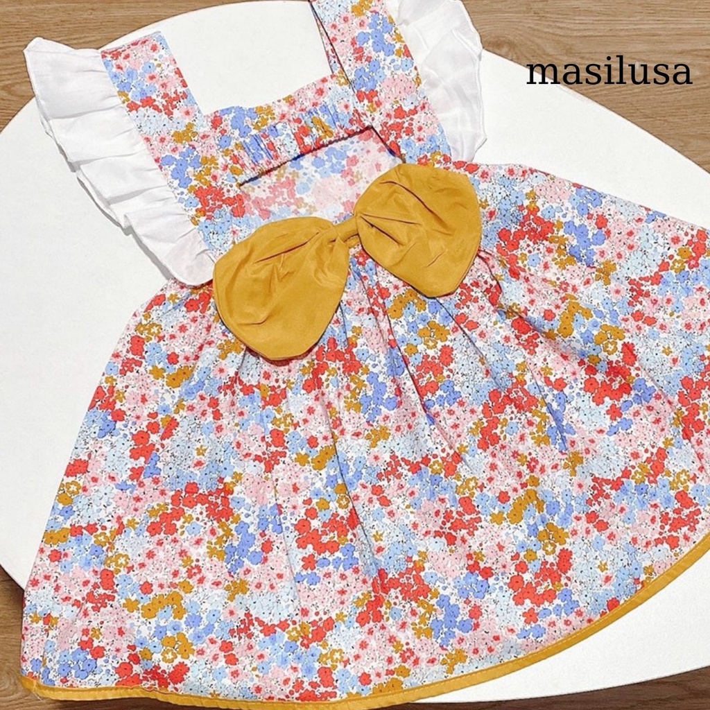 Đầm tay cánh tiện cho bé gái