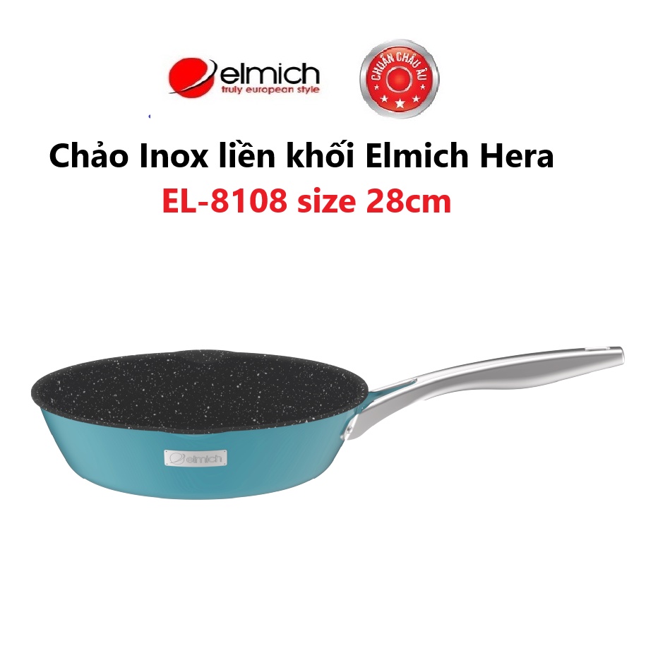  Chảo chống dính Full induction Elmich Hera size 28cm  Màu : Xa