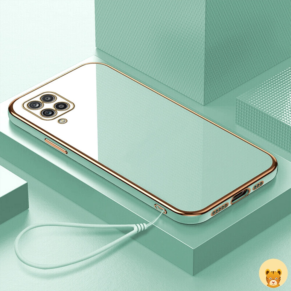 Ốp Điện Thoại Mạ Điện Cho Samsung A12 A30 A50 A20 A30S A50S A20S A22 A32 A7 2018 A52 A10S A11 A71 A51 A03 A03S 4G 5G