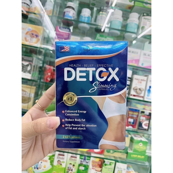 Viên giảm cân Detox Plus- Hộp 42v