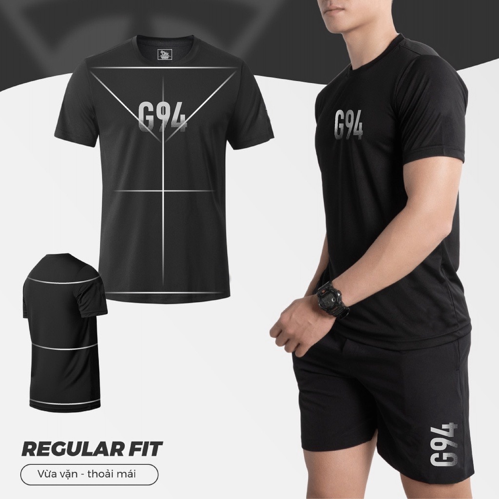 Set bộ thun nam Gấu 194 vải thun lạnh co dãn 4 chiều, phong cách thể thao - gym - bóng đá, from slim fit - G94