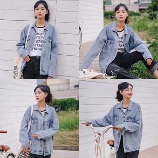 Áo Khoác Jean Cao Cấp 6 Túi Giá Rẻ Nhiều Màu Unisex AJ01