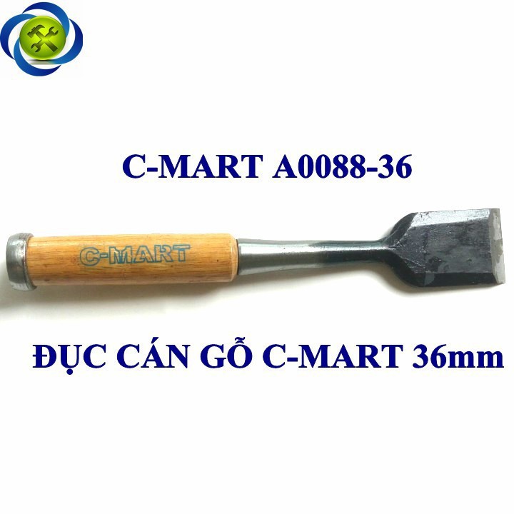 Đục thợ mộc cán gỗ C-Mart A0088-36 36mm