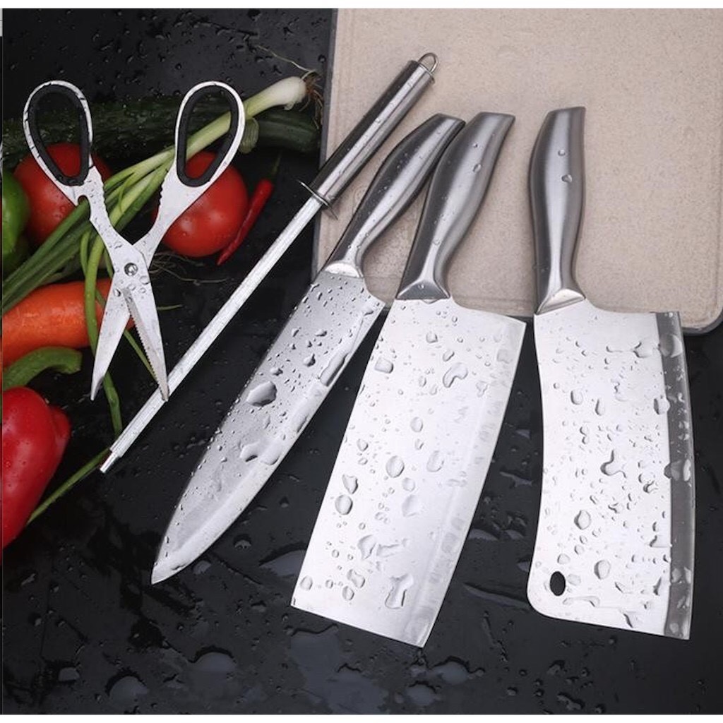 BỘ DAO INOX 6 MÓN CAO CẤP