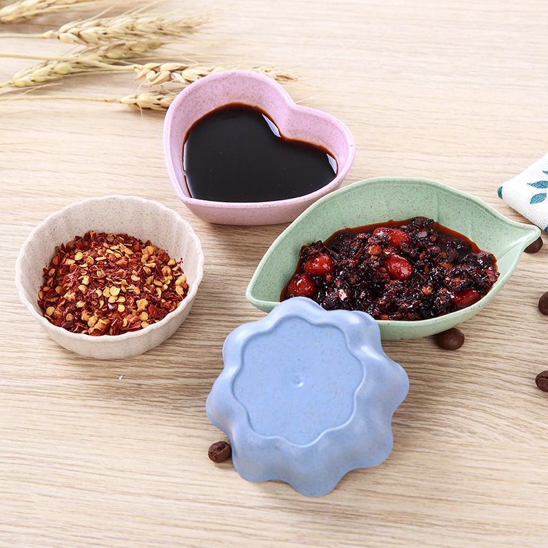 Set 4 Chén Đựng Nước Chấm, Gia Vị Bằng Lúa Mach