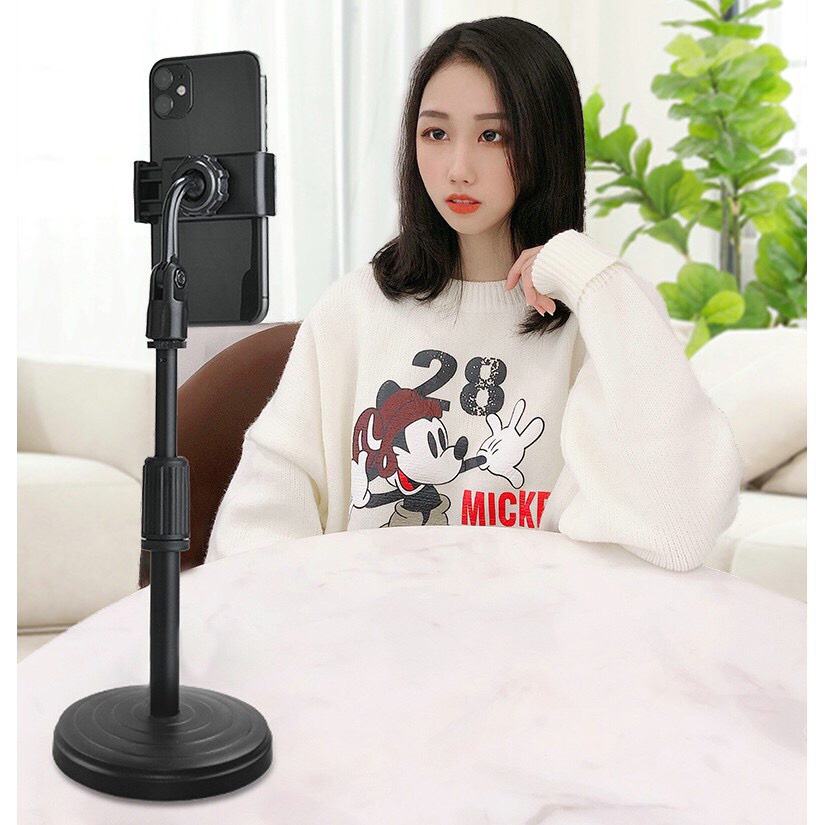 Kẹp điện thoại xem phim, Chụp ảnh, Quay video livestream, Giá đỡ điện thoại để bàn cao cấp, tiện lợi sử dụng