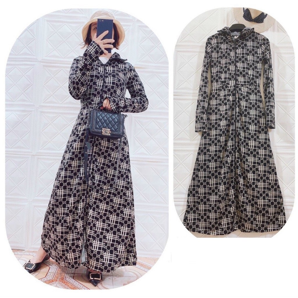 Áo Váy Chống Nắng Nữ Dáng Dài Toàn Thân Chất UMI Dày Dặn Mềm Mát Co Giãn Thoải Mái, Áo Chống Nắng Nữ Toàn Thân | BigBuy360 - bigbuy360.vn