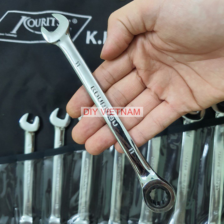 Cờ lê tròng tự động Nhật Bản Kouritsu từ cỡ 8-21mm, Bảo hành 12 tháng (bán lẻ)