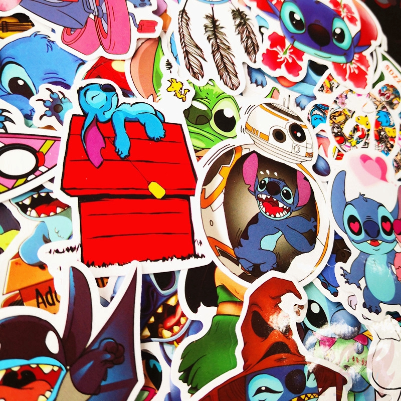 ❉ Lilo &amp; Stitch - Series 10 Disney Cartoon Stickers ❉ 50Pcs/Set DIY Fashion Luggage Laptop Skateboard Doodle Stickers
