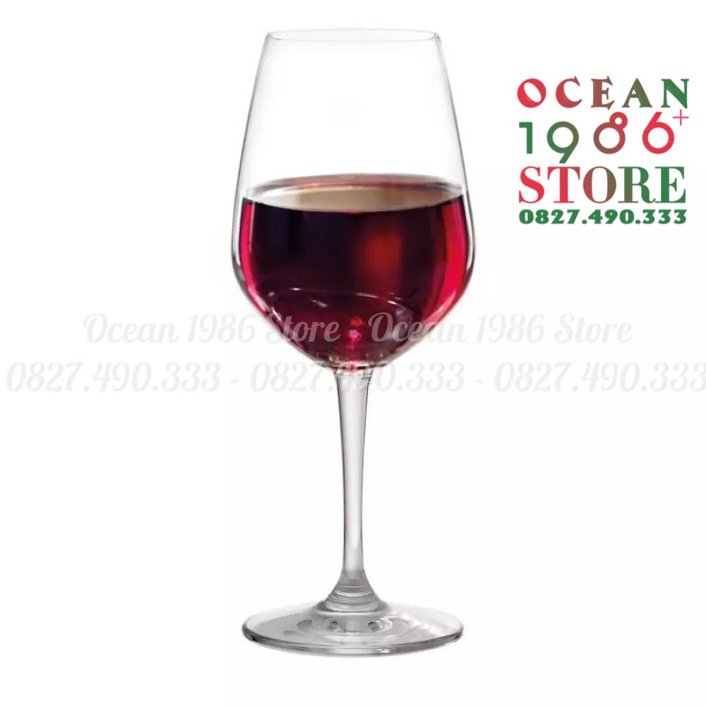 Bộ 6 Ly Thủy Tinh Uống Rượu Vang Đỏ Lexington Red Wine Ocean – 1019R16 – 455ml - Sản Xuất Thái Lan