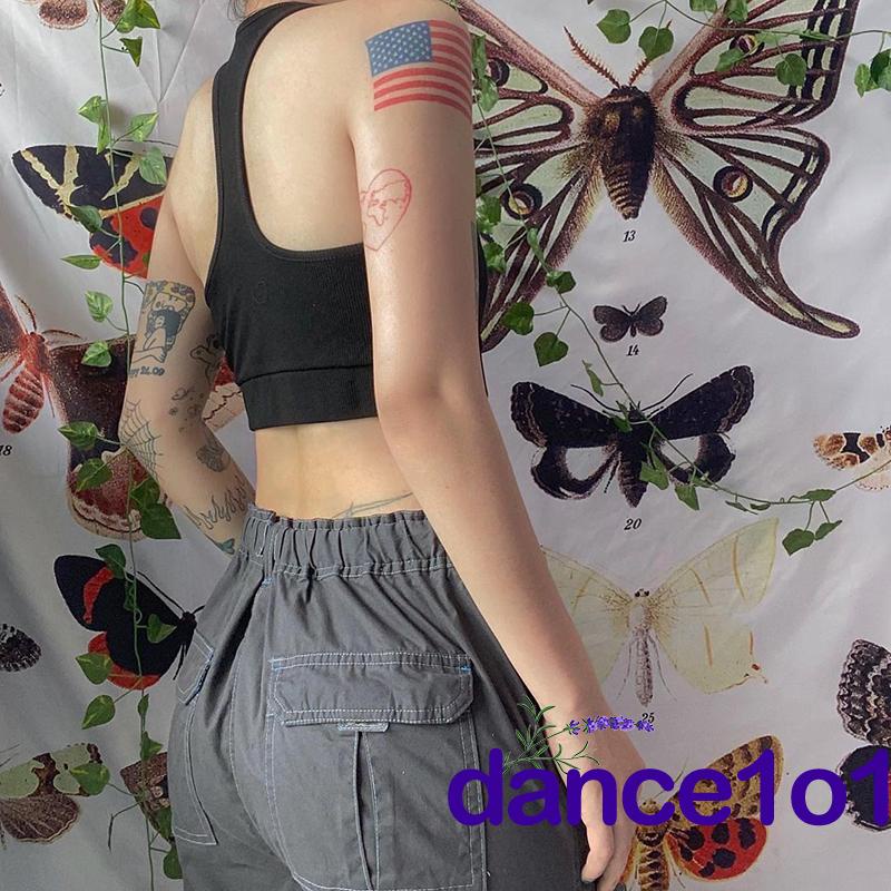 Quần denim lưng cao nhiều túi màu trơn thời trang cho nữ