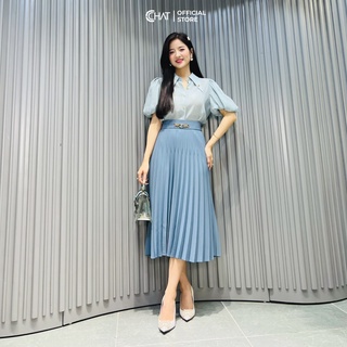 Sơ mi tay bom cổ đính TT CChat Clothes