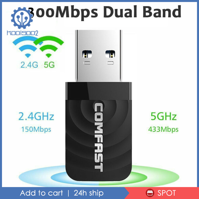 Usb Wifi 3.0 Không Dây 1300mbps 5.8ghz / 2.4ghz