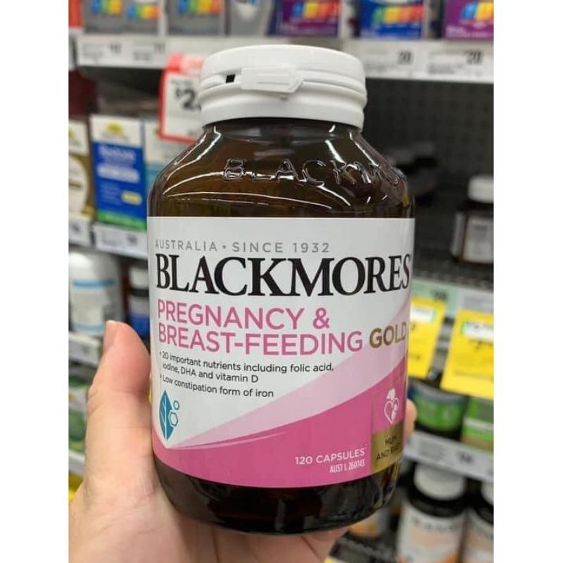 Viên uống tổng hợp Vitamin bà bầu Blackmores Pregnancy & Breast-feeding Gold