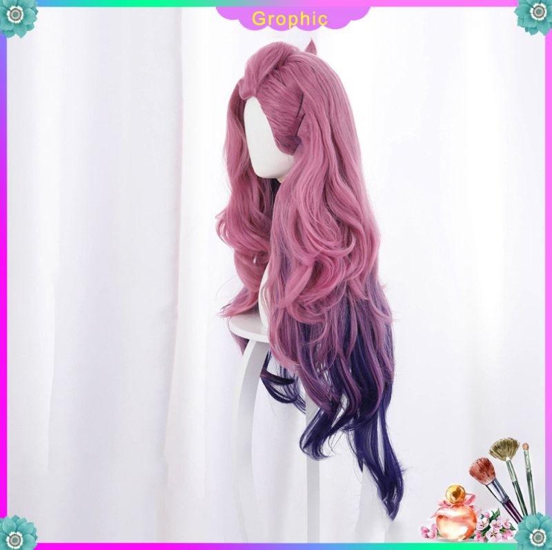 cosplay wig pink purple gradient
