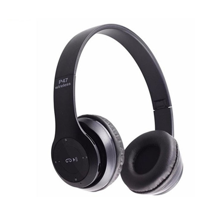 Tai Nghe Bluetooth P47- Âm Thanh Trung Thực, Sống Động Hỗ Trợ Cắm Thẻ Nhớ  Nghe Đài FM