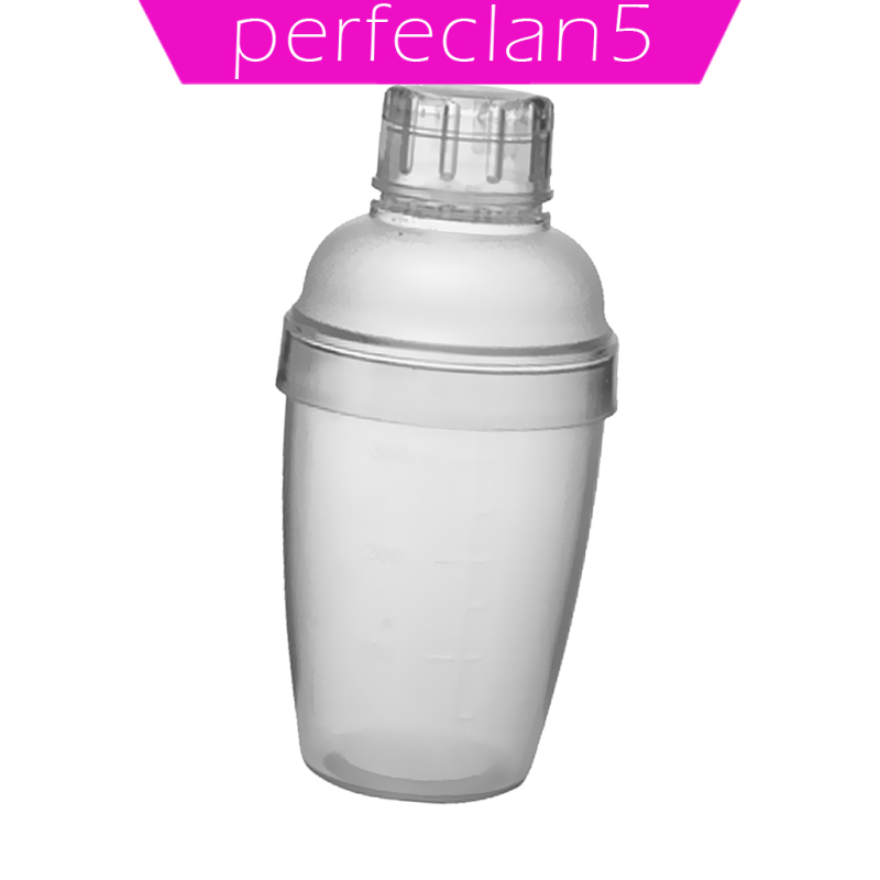 [perfeclan5]350ml Resin Bar Cocktail Shaker Drink Mixer Iced with Measurement Clear