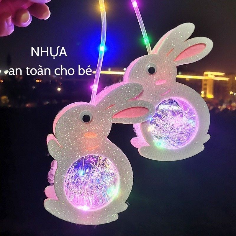 Đèn Lồng Trung Thu Hình Thú Phát Sáng Nhấp Nháy Cho Bé