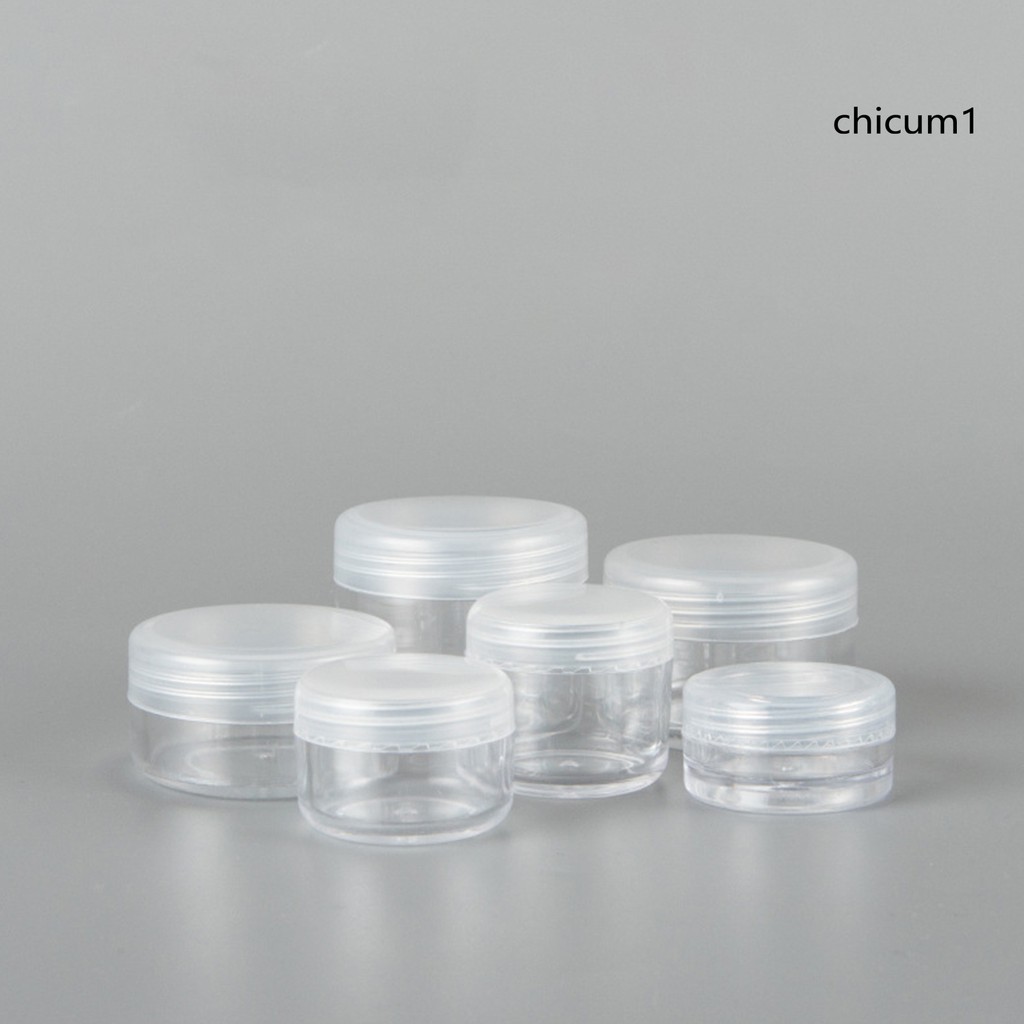 [Hàng mới về] Set 10 hộp đựng kem dưỡng da mắt có thể tái sử dụng tiện lợi cho nữ