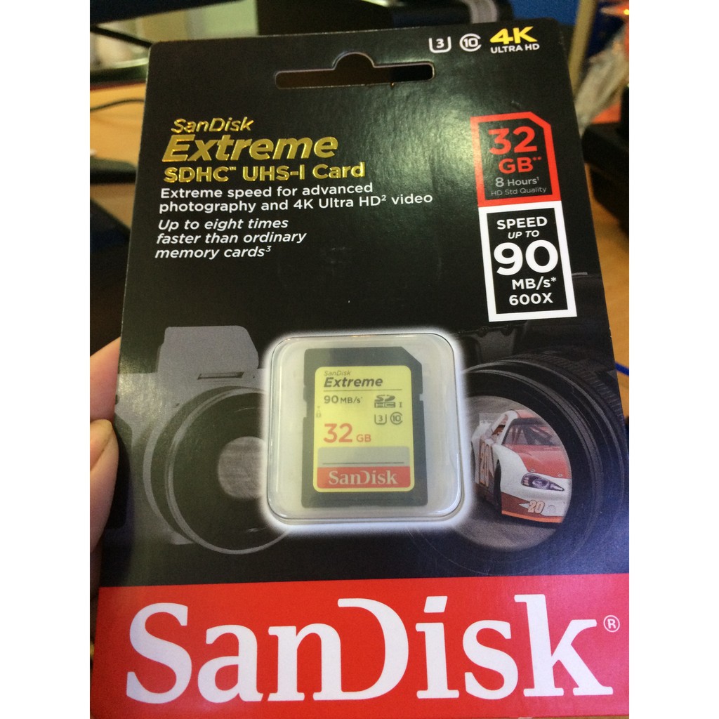 THẺ NHỚ SANDISK EXTREME SD UHS-I 32GB | BigBuy360 - bigbuy360.vn
