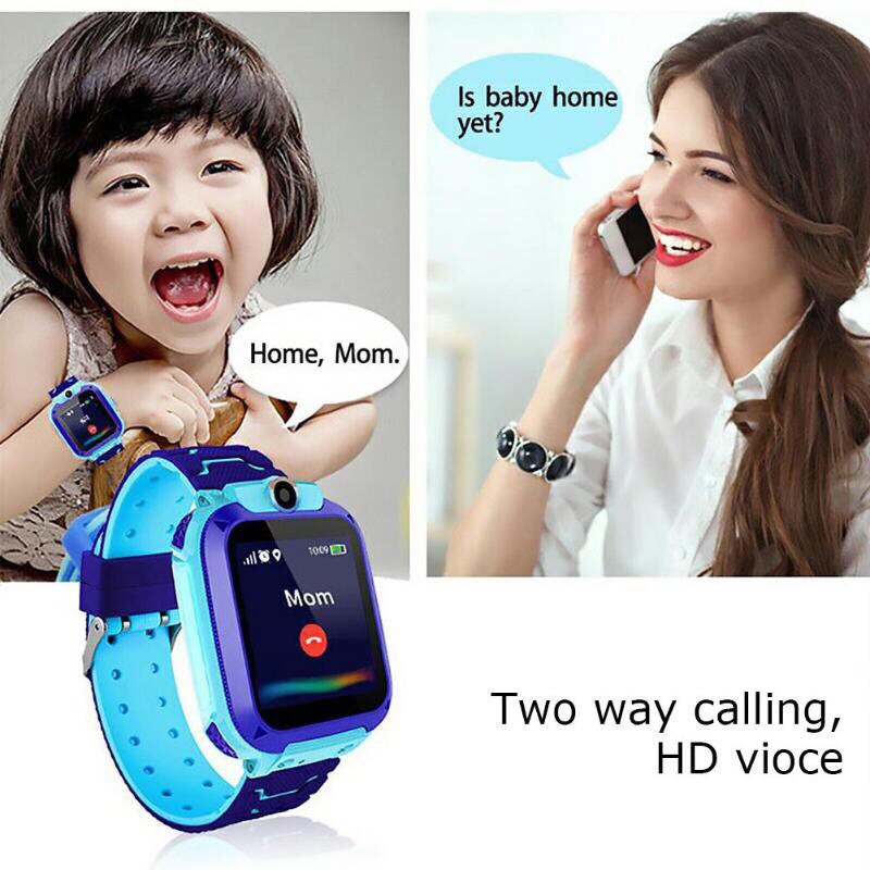 Đồng hồ định vị trẻ em Q12 hỗ trợ nghe gọi chụp ảnh kháng nước IPX6 màn hình 1,44inch màn hình cảm ứng