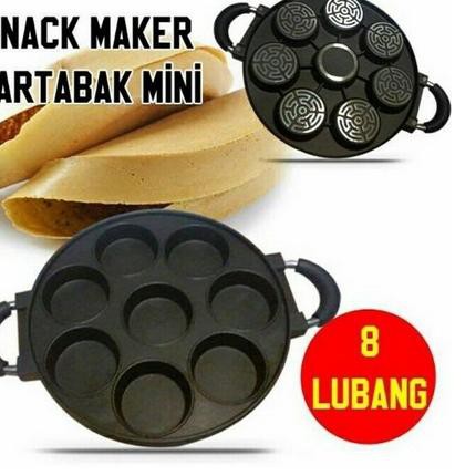 Khuôn Làm Bánh Takoyaki Martabak 7 Lỗ 8 Ngăn Kk243D