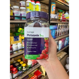 Kẹo Ngủ Ngon Natrol Melatonin Sleep Gummies 5mg (1 Hủ/180 Viên)