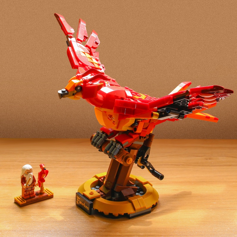 Đồ chơi Lắp ráp Mô hình 99917 New Fawkes  Dumbledore Magic School Phoenix