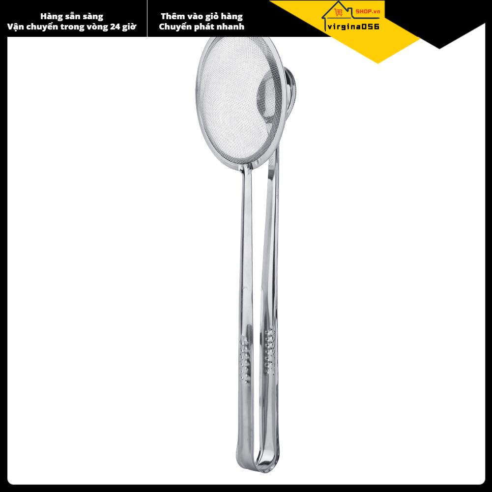 Virgina056 Stainless Steel Hot Pot Tong Fried Food Clip Oil Filter Strainer Mesh