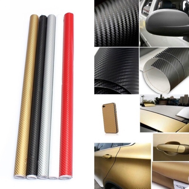 Hai mét decal carbon khổ 60cm