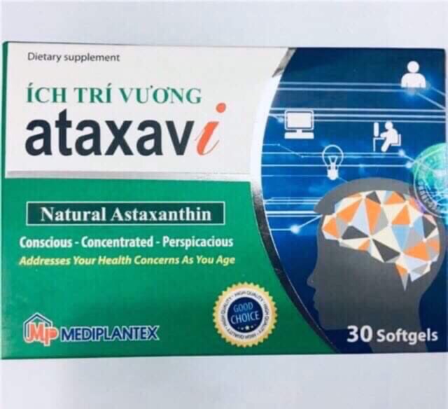 Hoạt huyết ích trí vương ataxavi - giúp tỉnh táo, tập trung, minh mẫn....