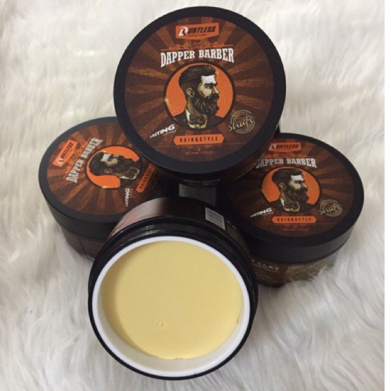 Sáp vuốt tóc DAPPER BARBER DUNLESS 100gr tạo kiểu giữ nếp cho tóc. HÀNG CHÍNH HÃNG