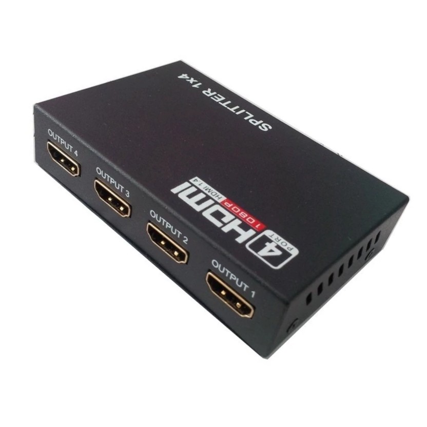 Bộ chia HDMI 1 ra 4 HDMI SPLITTER 1 TO 4 (Đen) -dc1469