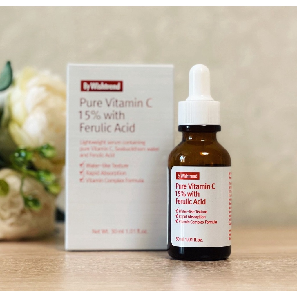 Kem Dưỡng Sáng Da, By Wishtrend Vitamin 75 Maximizing Cream 50ml serum pure vitamin c 15% with ferulic Acid