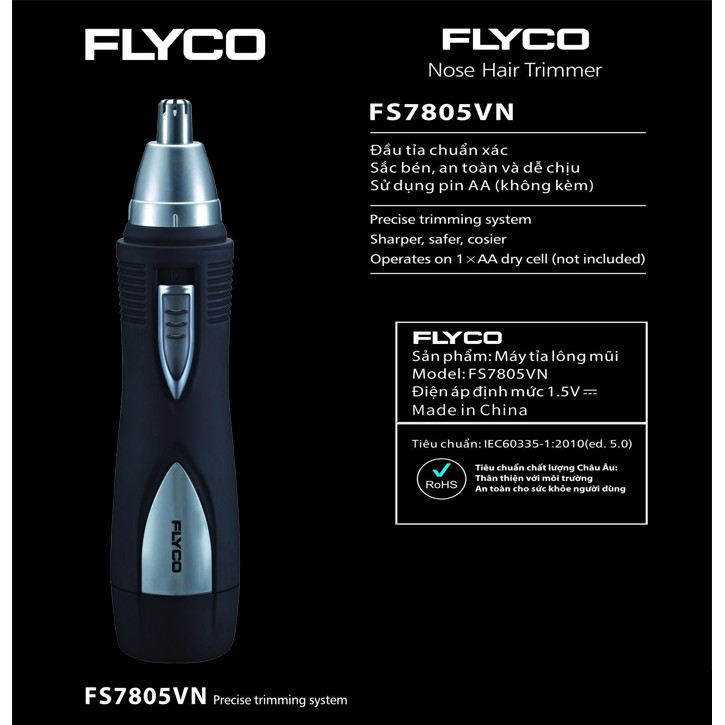 Máy tỉa lông mũi Flyco FS-7805VN