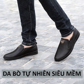 [XẢ HÀNG LẺ SIZE 399K] GIÀY NAM DA BÒ THẬT XẢ KHO IS510