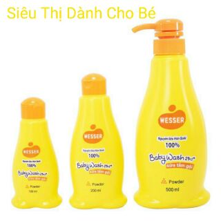 Sữa tắm gội 2 in 1 weeser 200 ml / 500 ml