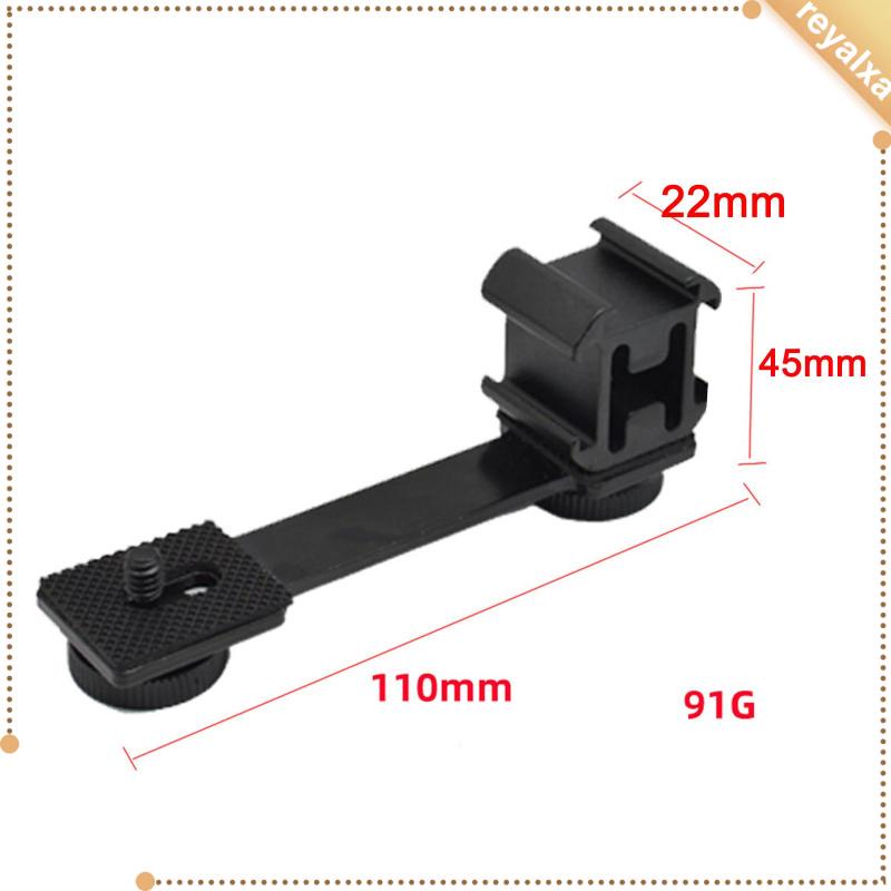 Giá Đỡ Mở Rộng Gắn Đèn Flash Ổn Định + Bộ Chuyển Đổi 1 / 4 Cho Gậy Ba Chân Monopod DSLR / Điện Thoại
