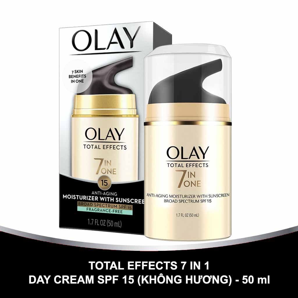 [Chính hãng] Kem dưỡng ngày 7 tác dụng Olay Total Effects 7 in 1 Anti Ageing Moisturiser SPF30 50ml