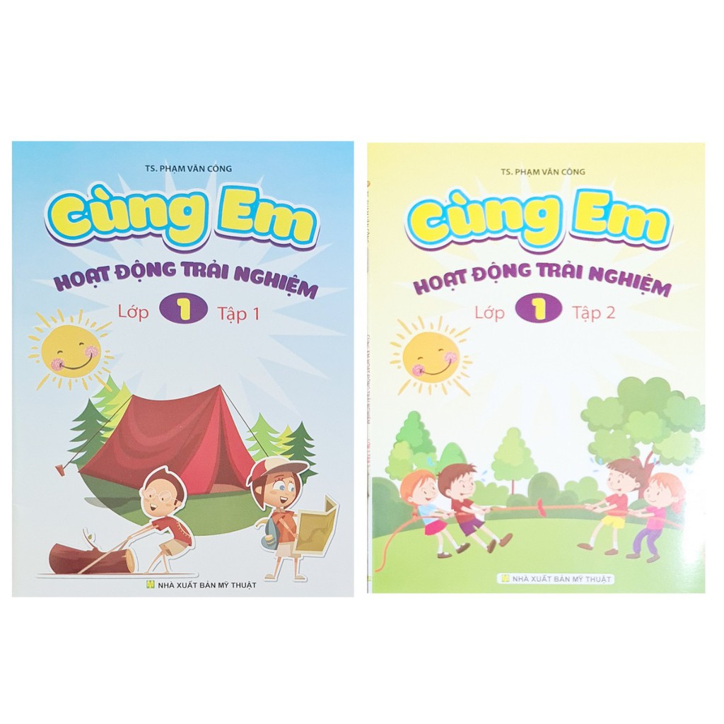 Sách - Cùng em hoạt động trải nghiệm lớp 1 tập 1+2